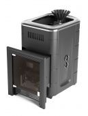 Печь для бани ПБ Таймыр Мини 2017 Carbon БСЭ ЗК ТО антрацит